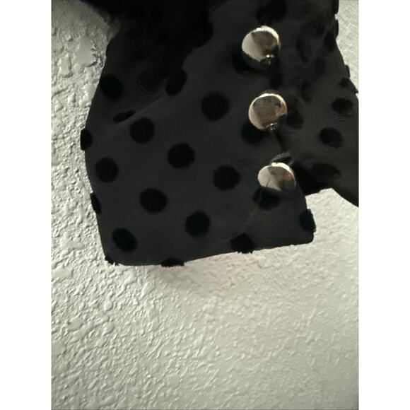 White House Black Market Womens Gothic Fairycore Romantic Silk Blouse Size 10 - Picture 7 of 10